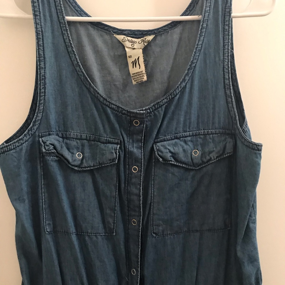 indigo Rein Jean Romper